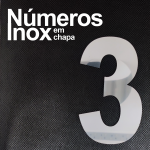 Número residencial Brilhante 15cm de 0 a 9  Sem caixa - Imagem 2